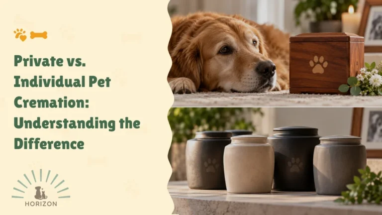 Private vs. Individual Pet Cremation: Understanding the Difference